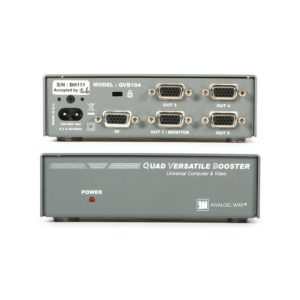 DISTRIBUTEUR BOOSTER ANALOG WAY QVB104 1/4