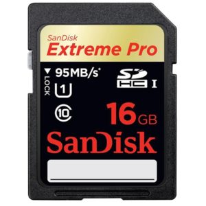 CARTE MEMOIRE SD SANDISK 16 Go EXTREME PRO